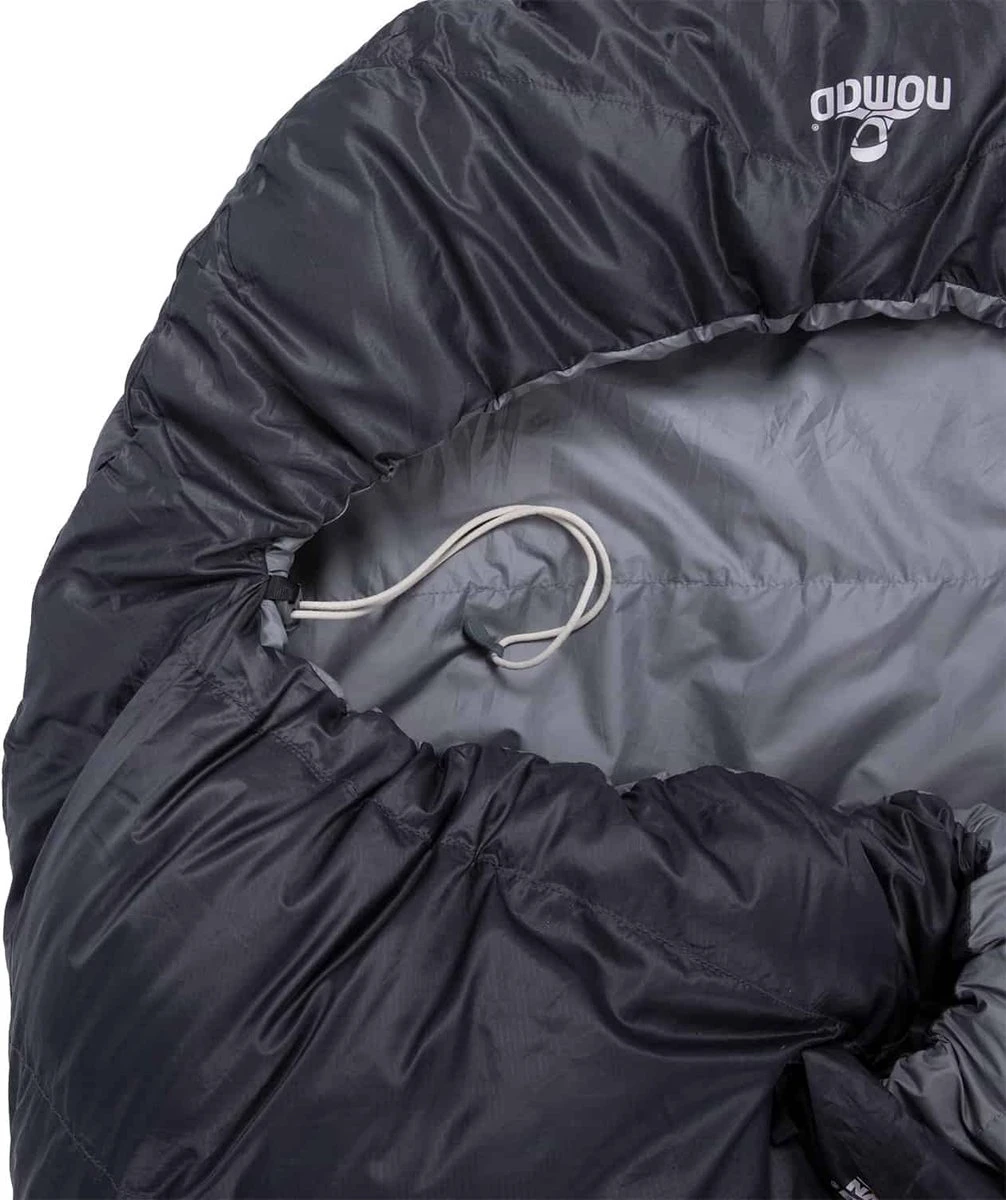 NOMAD® Taurus 400 Slaapzak | 210x80cm Grijs | Lichtgewicht & Kwalitatief | Slaapzak | Incl Hoes - Afbeelding 3