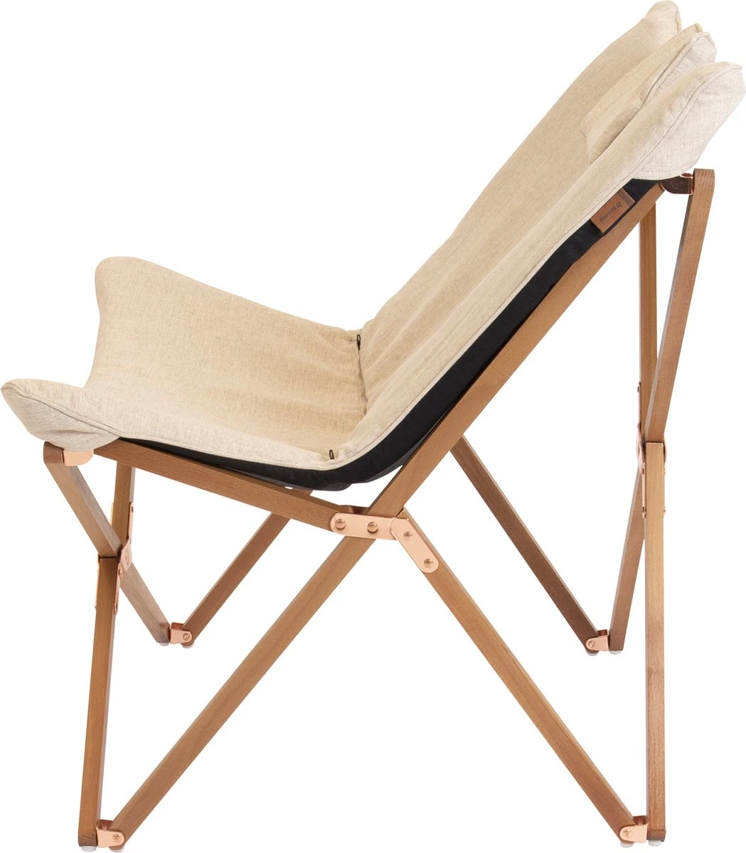 Bo-Camp Urban Outdoor Collection - Relaxstoel - Bloomsbury - M - Oxford Polyester - Beige - Afbeelding 3