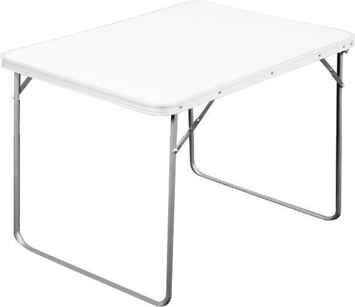 Merkloos Aluminium Inklapbare Tuintafel - Campingtafel - 80x60x68 Cm - Afbeelding 9