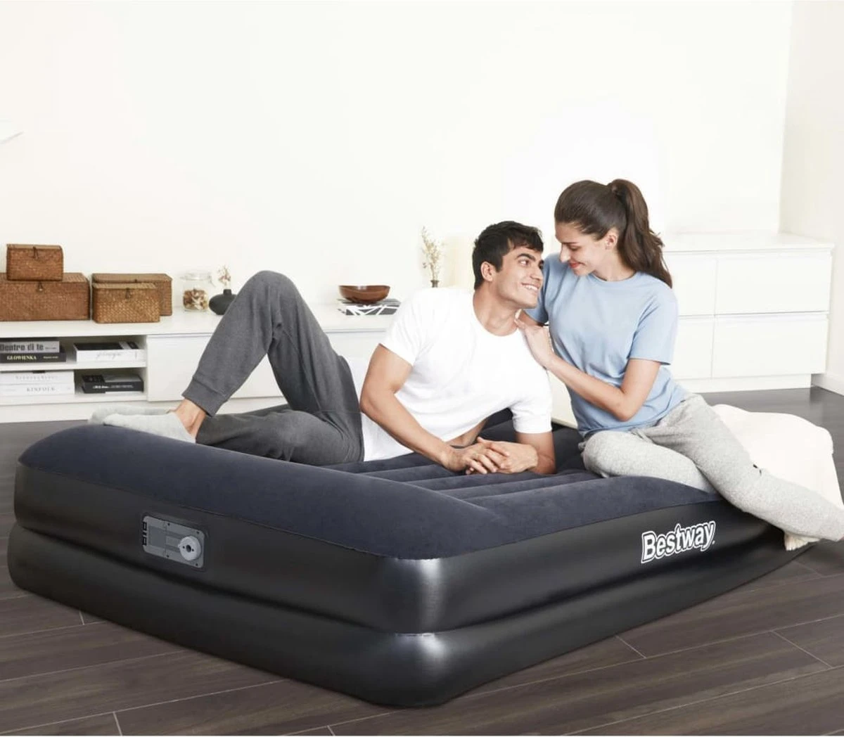 Bestway Luchtbed Tritech Premium+ - 2 Persoons - Ingebouwde Pomp - Extra Dik - Stevige Constructie - Afbeelding 7