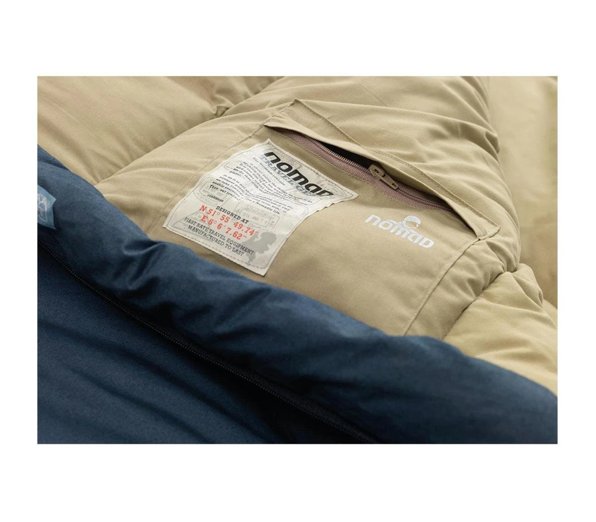 NOMAD® Blazer Classic '78 Slaapzak - Dekenmodel - Max Lichaamslengte 195 Cm - Afbeelding 9