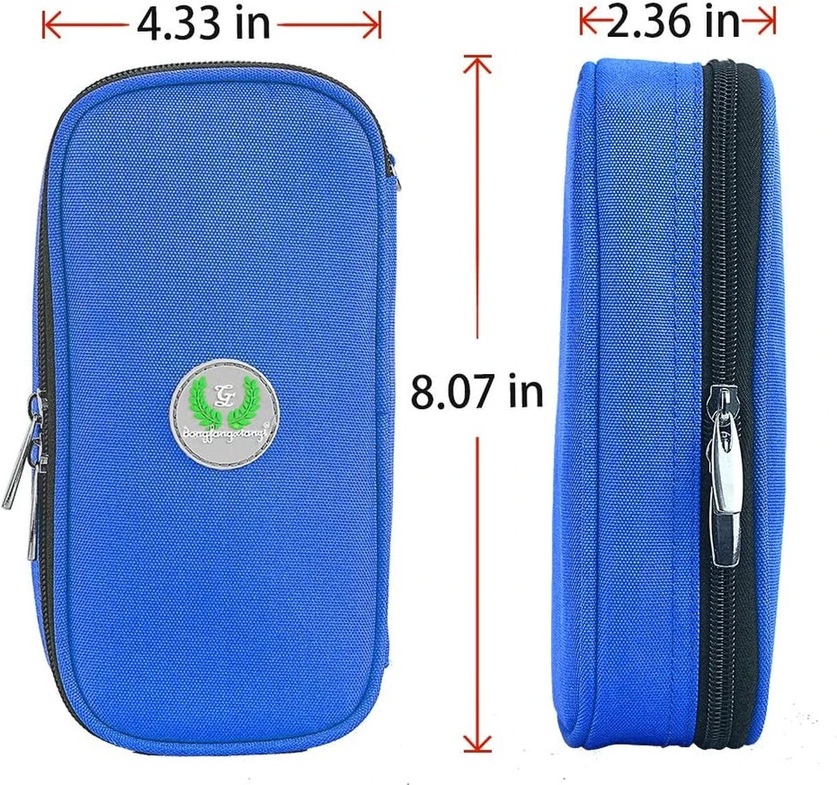 YOUSHARES Insuline Koeltas Diabetici Tas - Medicijnen Diabetici Geïsoleerde Draagbare Koeltas Voor Insuline Pen En Diabetes Koeltas Met 2 Koelaccu's (blauw) - Afbeelding 4