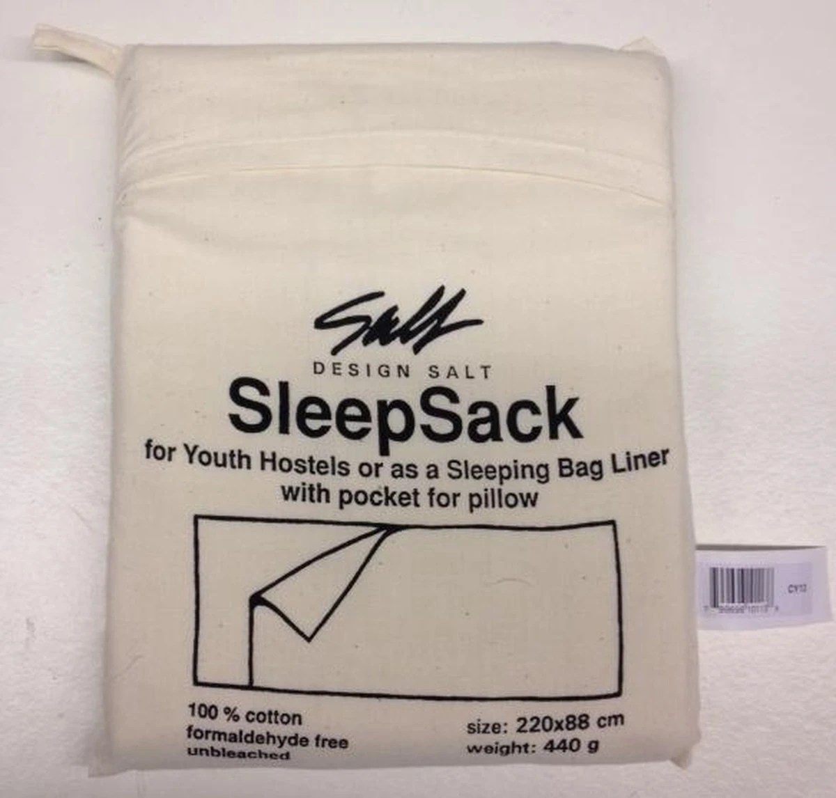 Cocoon Binnenslaapzak Mamo Travelsheet 220 X 88 Cm Katoen Wit - Afbeelding 4