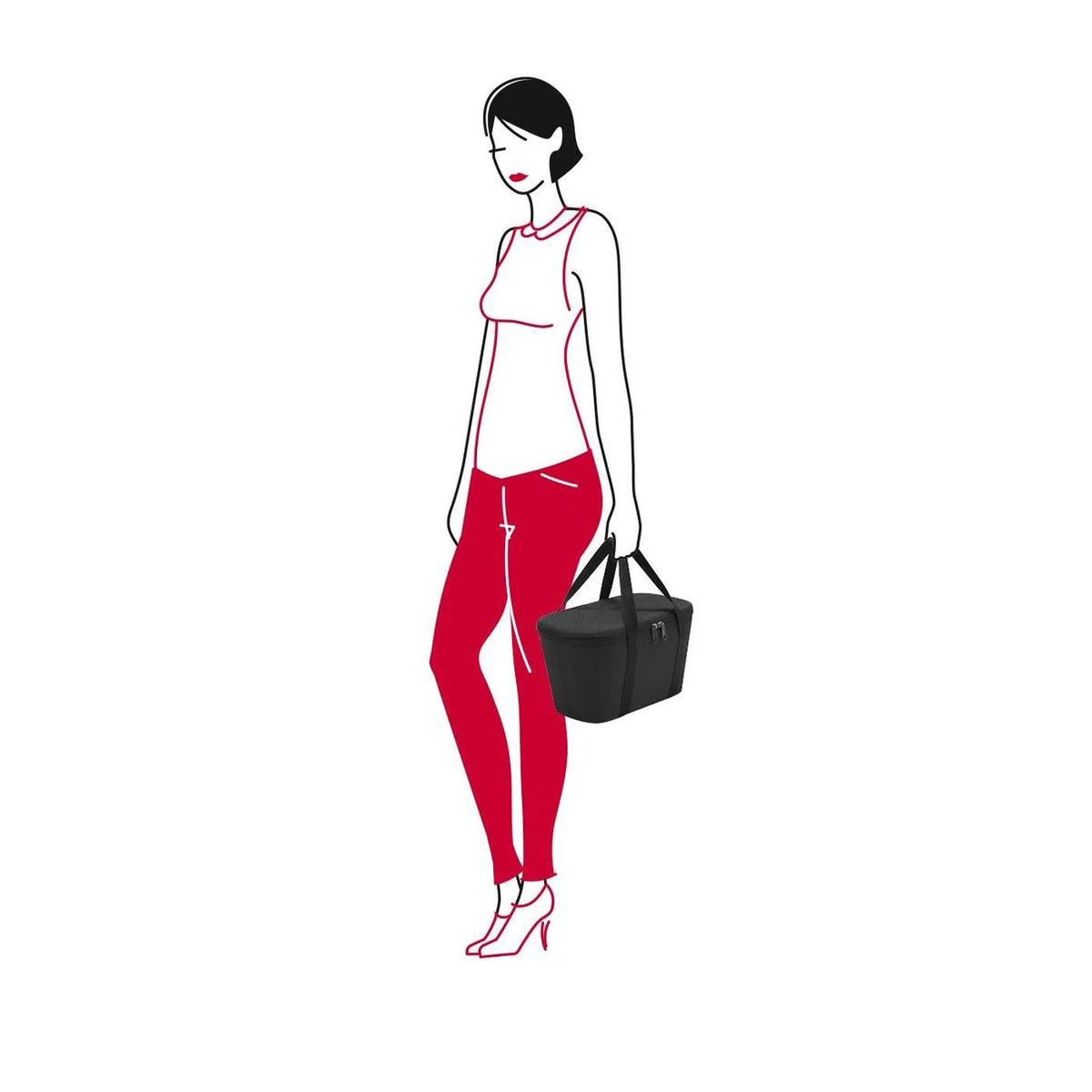 Reisenthel Coolerbag XS Koeltas Lunchtas - 4L - Zwart - Afbeelding 3