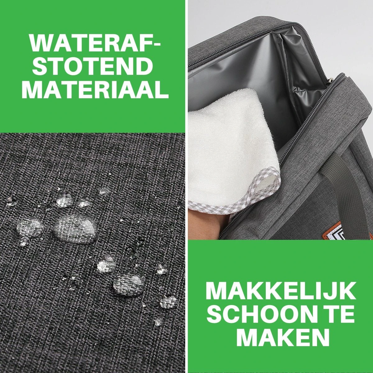 Brisby 4 Laags Geïsoleerde Koeltas - Lunchtas 7 Liter - Donkergrijs - Afbeelding 8