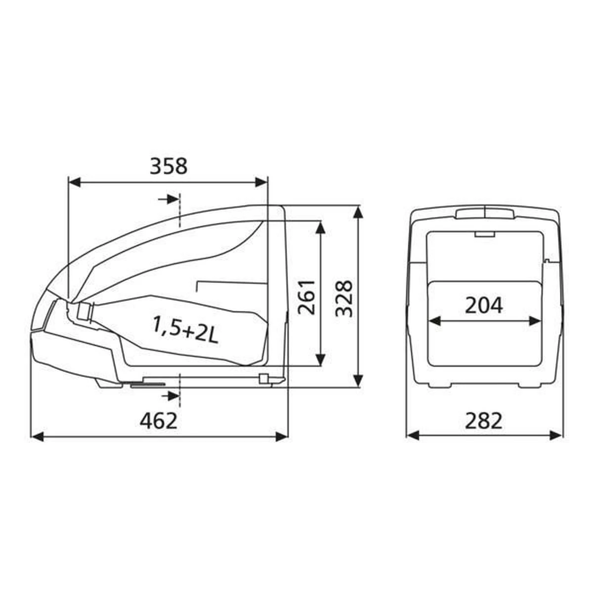 Dometic TB15 - Thermo-elektrische Personenauto Koelbox - 15 Liter - 12V - Afbeelding 2