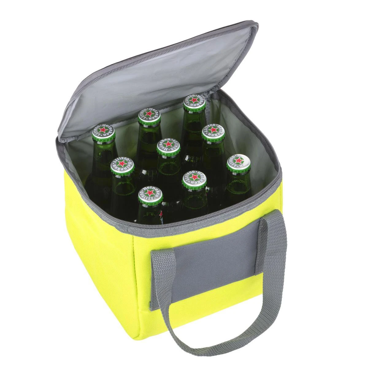 Basis Sterke Koeltas Set - 25 + 10 Liter - Lunchtas - Geïsoleerde Koeltassen - Picknicktas - Coolerbag - Groen - Afbeelding 4