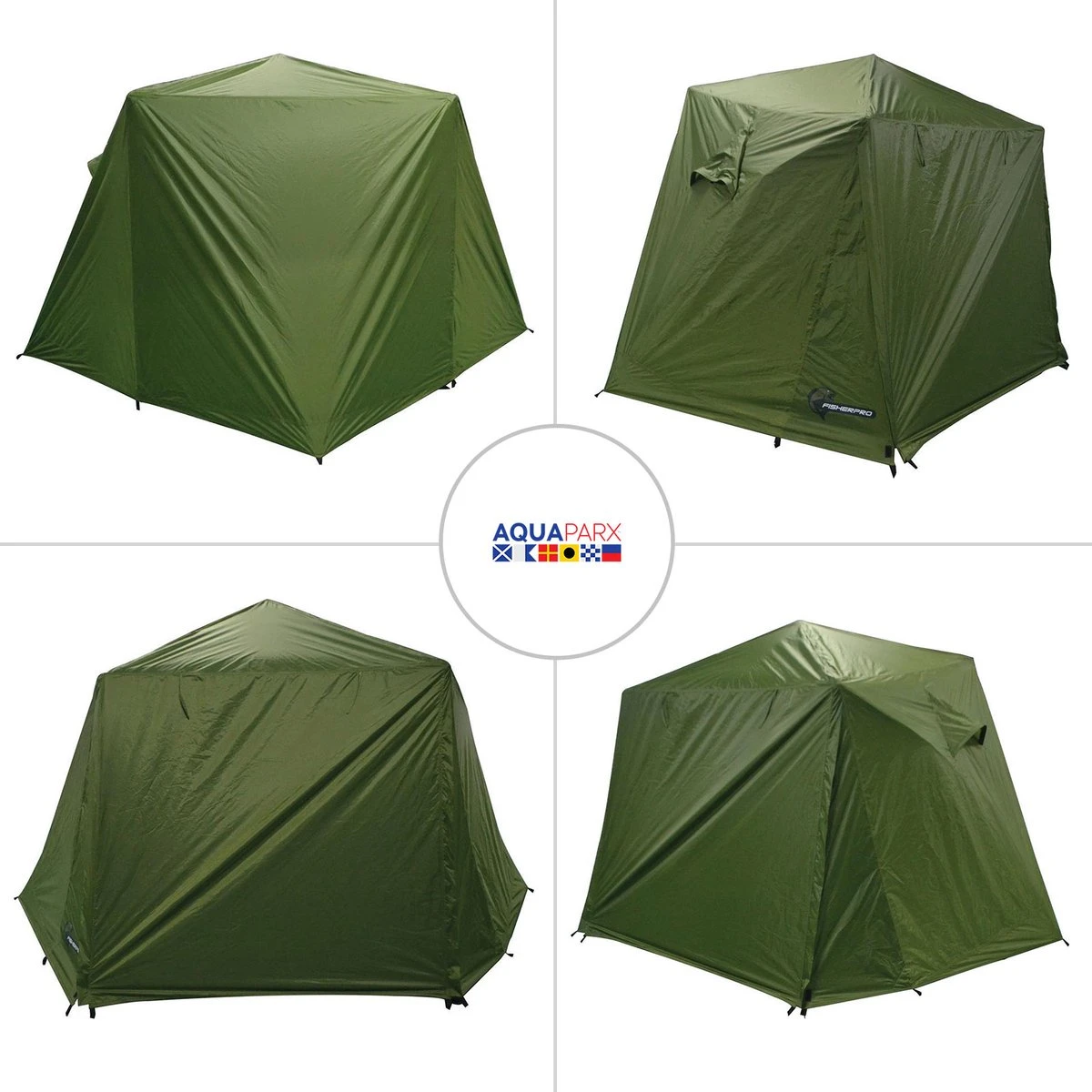 FisherPro Karpertent Met Stormcover – Vistent – Tent - Bescherming Tegen Zon En Wind – 100% Waterdichte Stormhoes – Met Handige Meeneemtas – Ook Geschikt Als Strandtent Of Festivaltent – Extra Veiligheid En Warmte Door Stormcover - Afbeelding 15