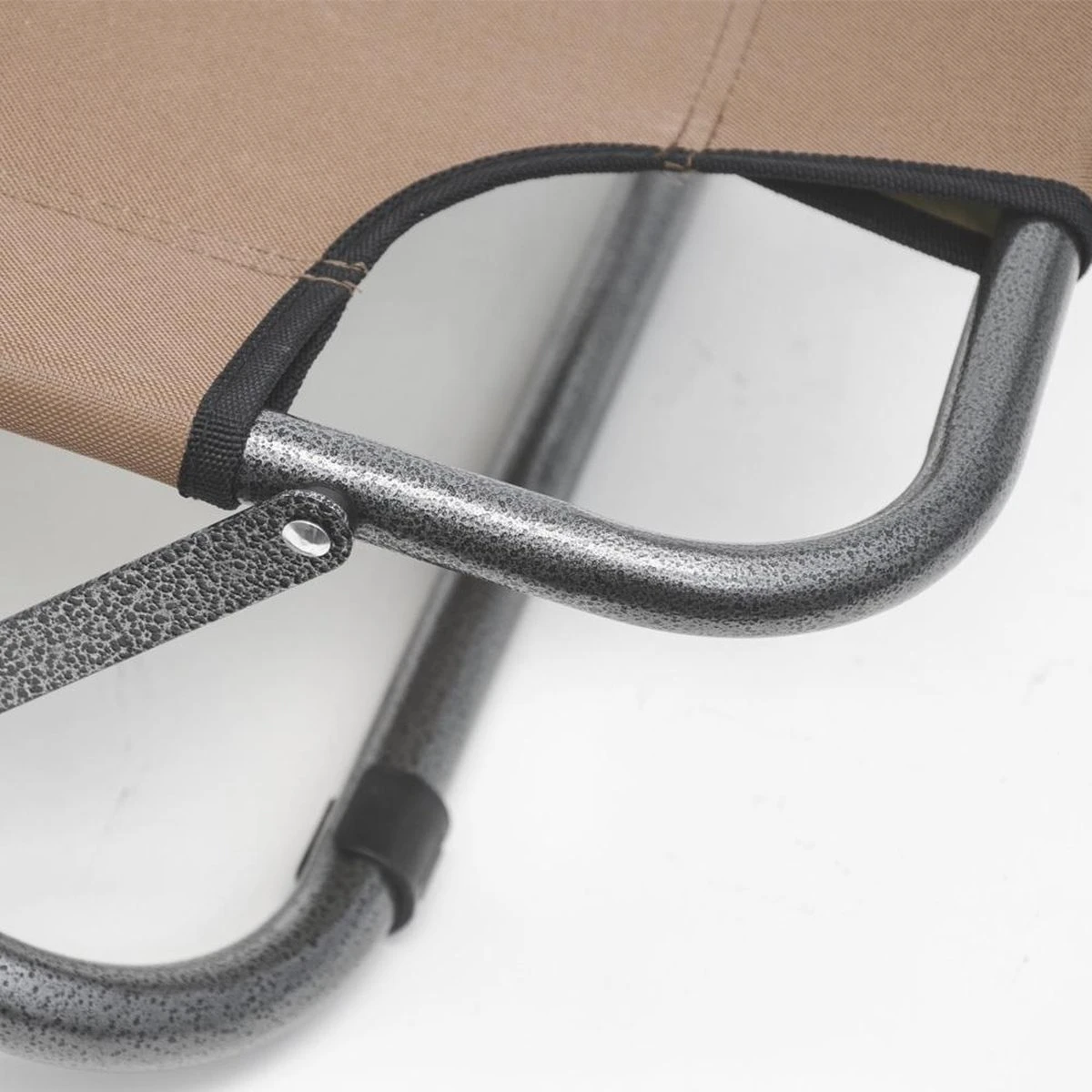 Ligstoel Opvouwbaar 155x60cm - Lichte Ligbed Relaxstoel Tuinstoel Campingstoel Strandstoel - Afbeelding 10