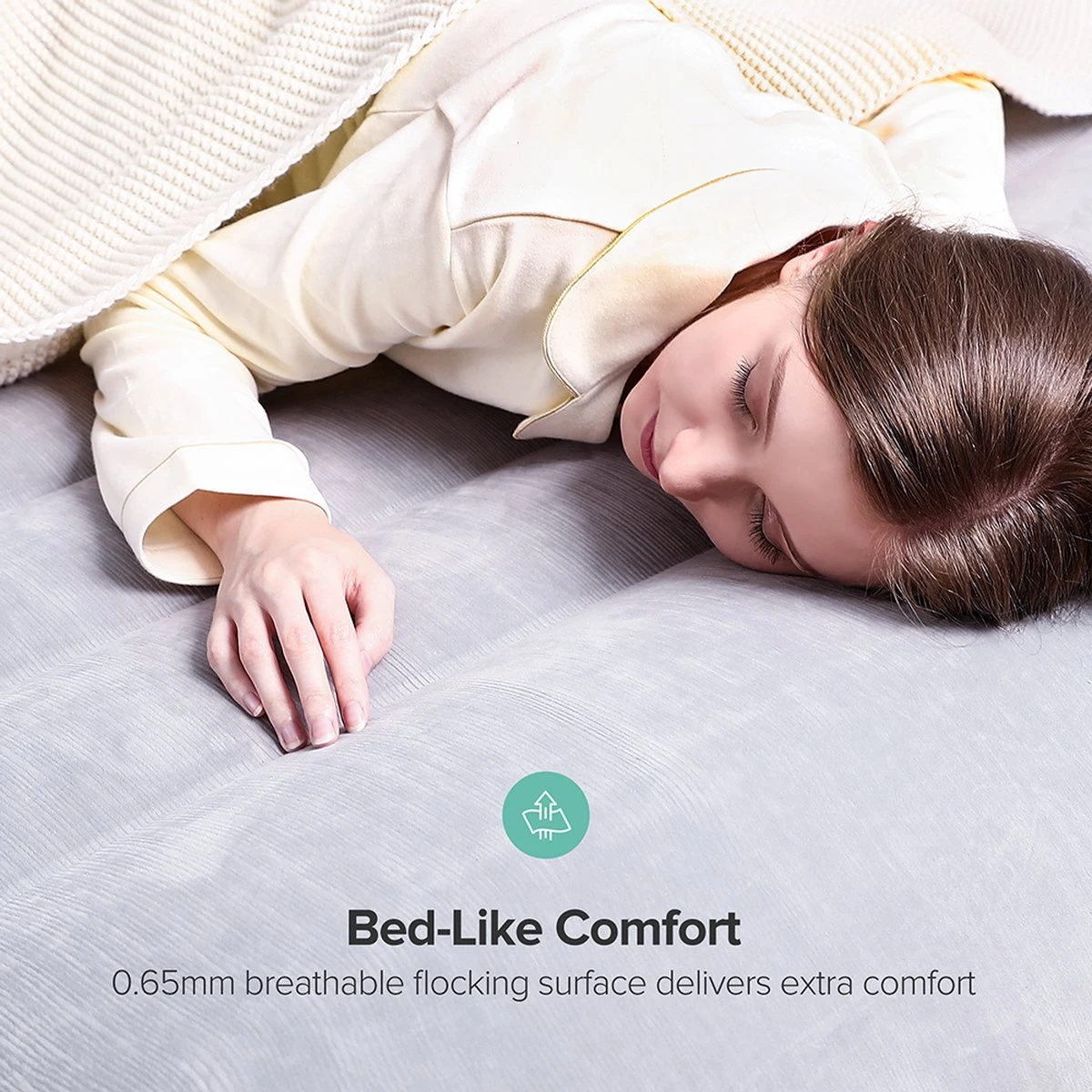 Sable Luxe Queen Size 2 Persoons Luchtmatras Met Ingebouwd Kussen, Opblaasbaar Luchtbed Met Ingebouwde Elektrische Pomp Voor Kamperen, Reizen Of Overnachtende Gasten Of Festival - Afbeelding 3