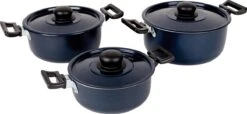Bo-Camp Pannenset Rondo - 3-delig - Aluminium
