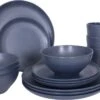 Bo-Camp - Industrial Collection - Servies - Orville - 16 Delig - Blauw