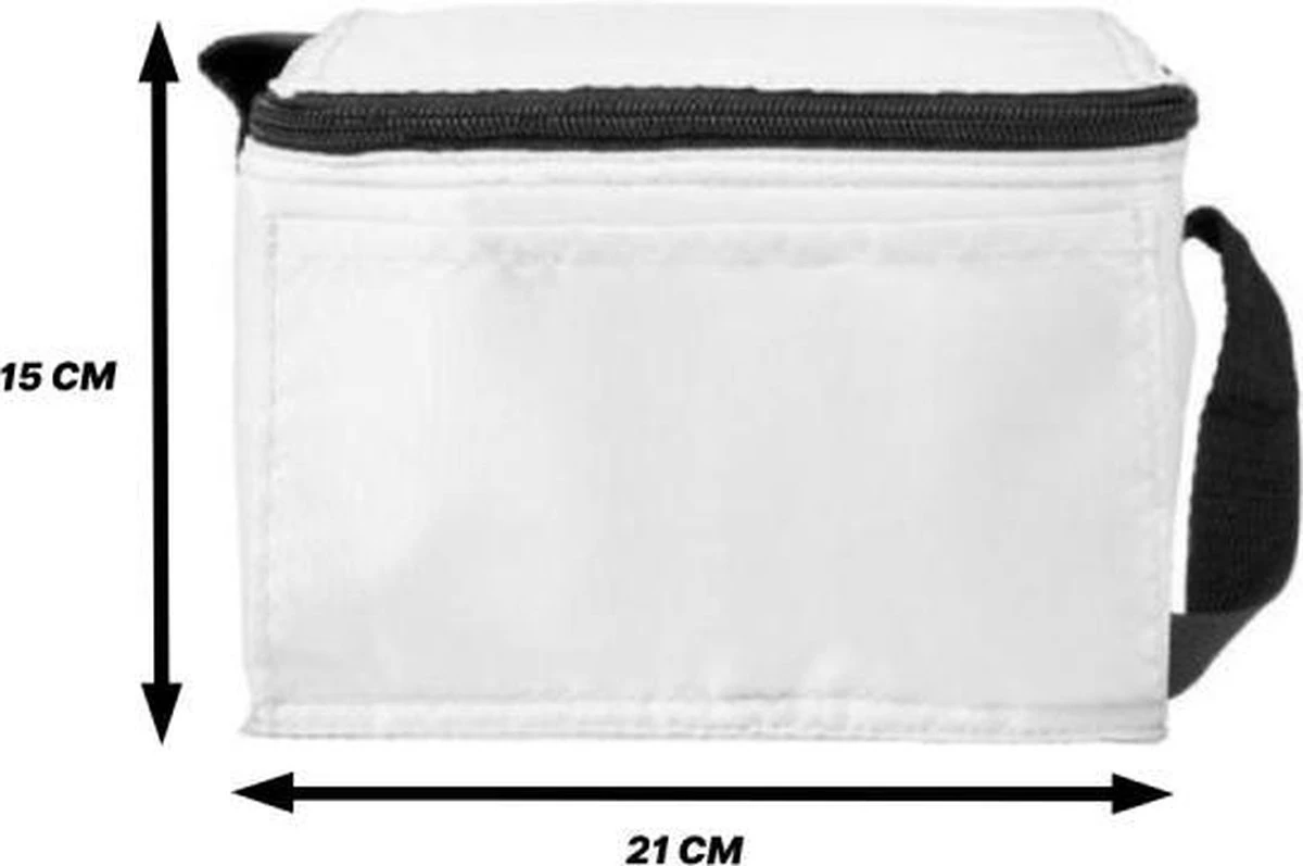 Koeltas - Mini Koeltas - Geschikt Voor 6 Blikjes - Compact Koeltas + 2 Koelelementen - Rheme - Afbeelding 3