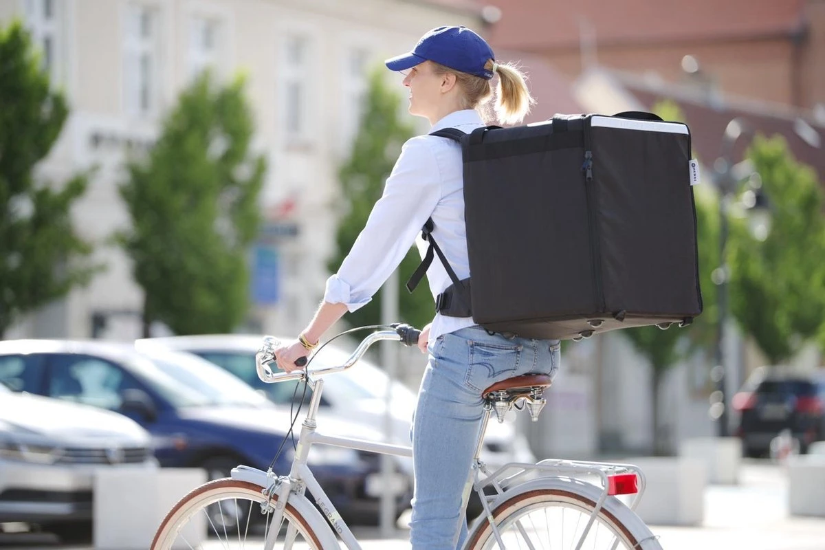 Hendi Pizza & Voedsel Bezorgrugtas Geïsoleerd - 41x41x(H)49cm - Afbeelding 6