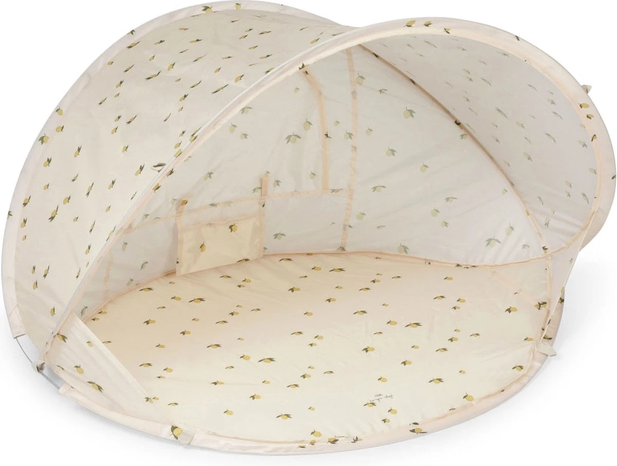 Konges Sløjd - Beach Tent Pop Up Shelter - Strandtent - Tent - Anti UV - Lemon - Afbeelding 3