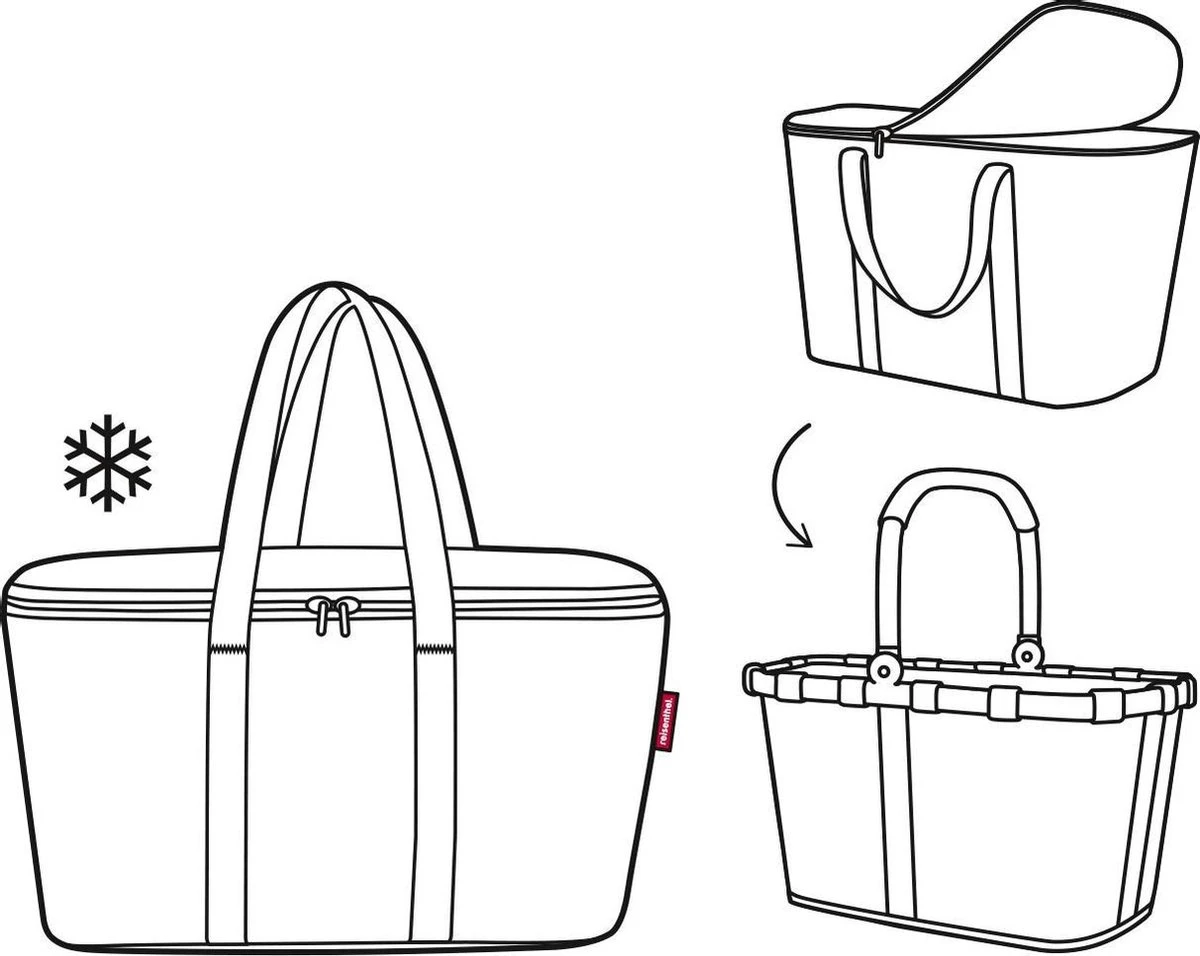 Reisenthel Coolerbag Koeltas - 20L - Dots Zwart - Afbeelding 5