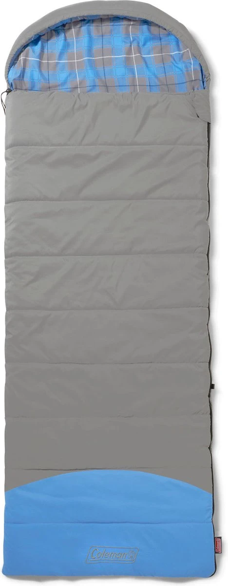 Coleman Basalt Single Slaapzak - 225 X 80 Cm - Grijs/blauw - Extra Lang - Afbeelding 2