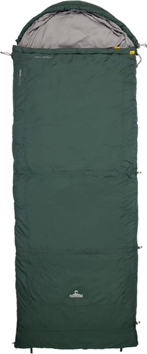 NOMAD® Triple-S Premium Plus Slaapzak (Links) | 220x80cm Groen | Lichtgewicht & Kwalitatief | Slaapzak | Incl Hoes - Afbeelding 15