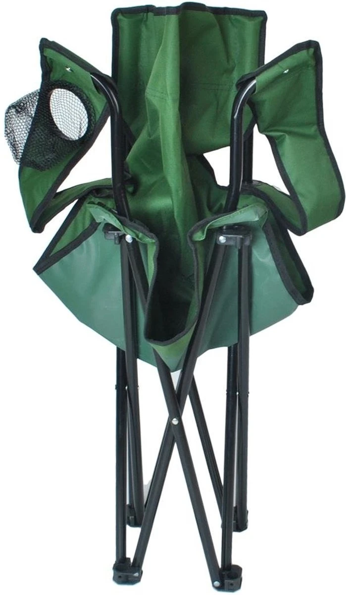 Campingstoel - Inklapbaar Visstoel - Vouwstoel - Comfortabel - Opvouwbaar Stoel - Max. 120 KG - Groen - Rheme - Afbeelding 9