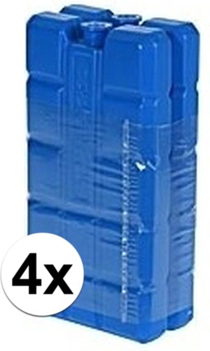 Merkloos Koelelementen Voor Koelbox 4 Stuks - 200 Gram - Afbeelding 3