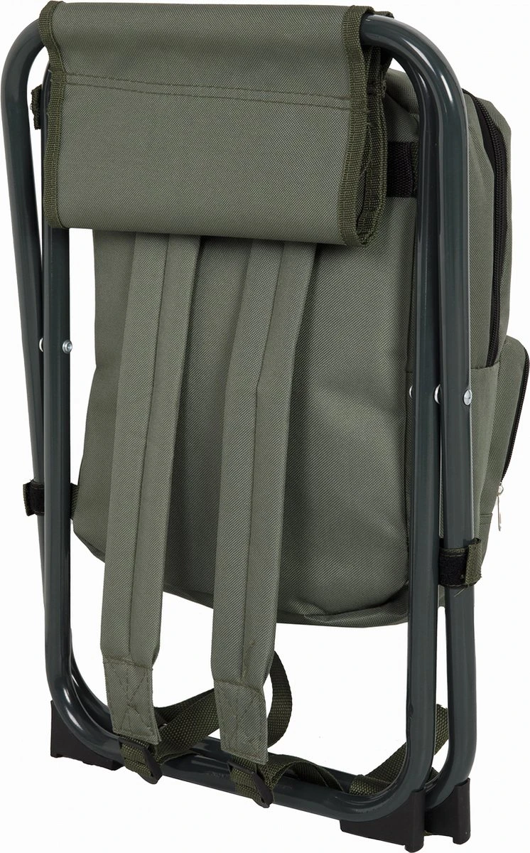 Capture Outdoor, "Traveller OX-37" Camping Kruk Met Rugzak, Opvouwbaar, Lichtgewicht, Verstelbare En Gevoerde Draagriemen, … - Afbeelding 4