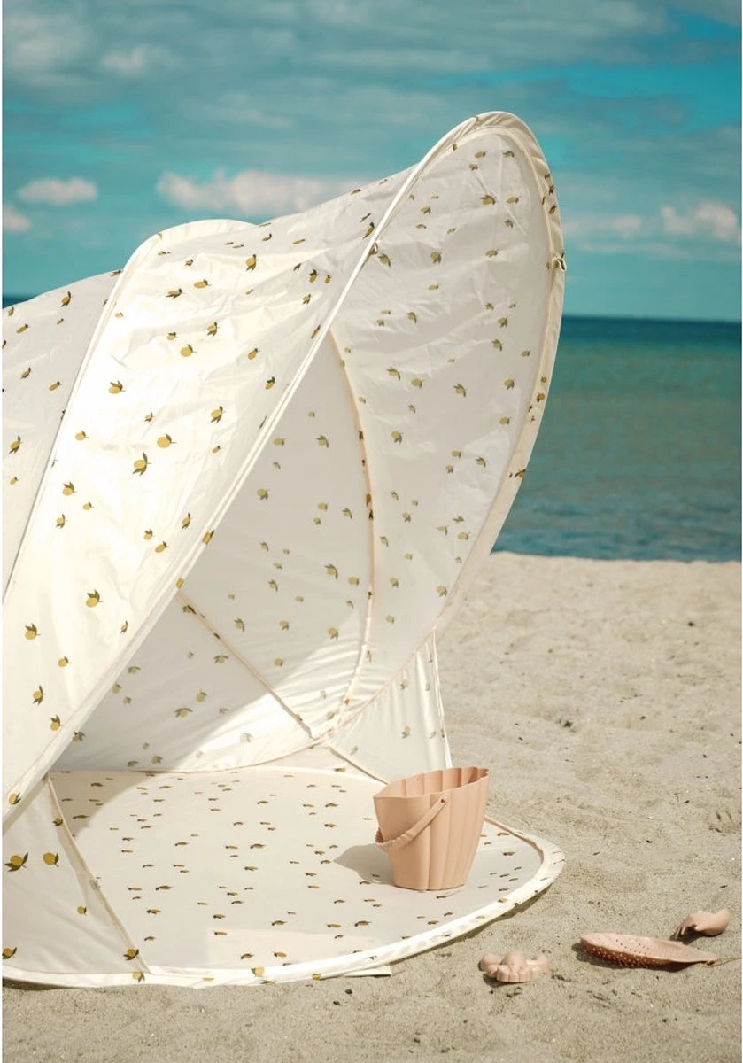 Konges Sløjd - Beach Tent Pop Up Shelter - Strandtent - Tent - Anti UV - Lemon - Afbeelding 4