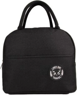 Koeltas - Lunchtas - Volwassenen En Kinderen - Compact & Handig: Zomer - Picknick -School - Lunch - Werk - Klassiek Zwart